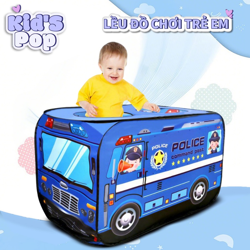Lều Đồ Chơi Hình Ô Tô Cho Bé