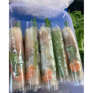 Mảnh NILON Cắt Sẵn Bọc Gỏi Cuốn- MÀNG GÓI Bánh, GỎI CUỐN Cắt sẵn- Màng bọc cuốn tôm thịt mang đi