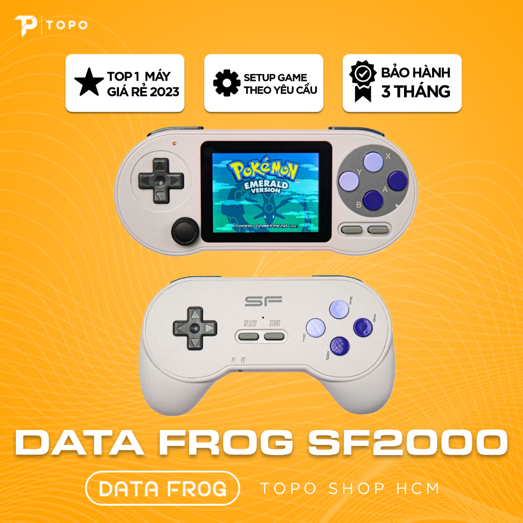 Data Frog SF2000 - Máy chơi game đỉnh cao giá rẻ + cài sẵn kho game hay + tay cầm thông minh