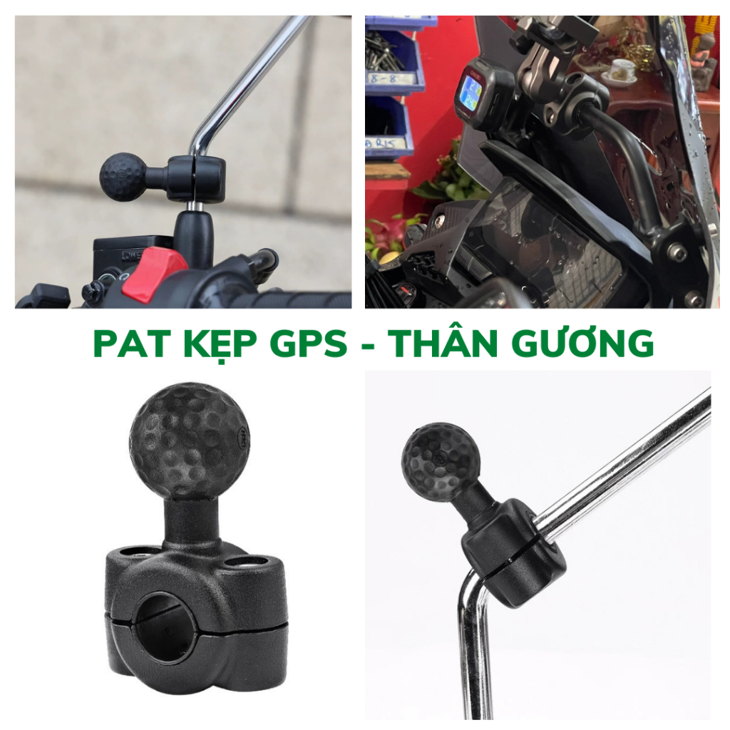 Phụ Kiện Giá Đỡ Kẹp GPS Kính Osopro Phi 9 – 15.6mm
