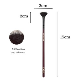 Cọ Trang Điểm Dạng Quạt Nhỏ Và Phủ Phấn Mắt ZOEVA 137 Petit Fan