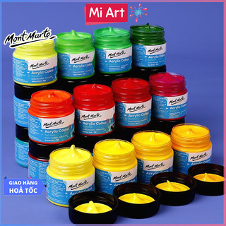   Hỏa Tốc HCM  Màu Acrylic Mont Marte 100ml Signature 