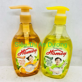  Bình Nước Rửa Chén Homey- Hương Cam  Hương Chanh & Húng Tây  930ml  và 470ml 