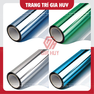  Phim cách nhiệt phản quang 1 chiều  Giấy dán cửa kính văn phòng nhà ở chống nắng nóng khổ 1m 