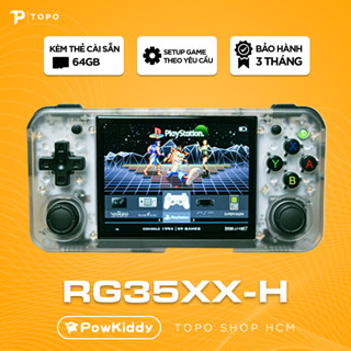 Anbernic RG35XX H - Máy chơi game cài sẵn HĐH MuOS 2025 và kho game hay game Port chọn lọc
