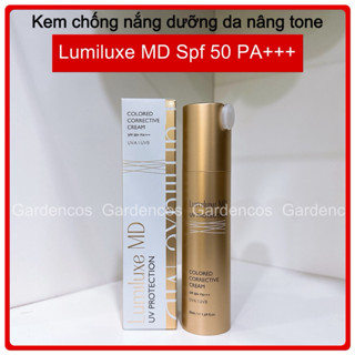 Lumiluxe MD UV Protection Corrective Cream SPF50 Kem chống nắng trang điểm và dưỡng trắng da PA+++ 50ml - Gardencos