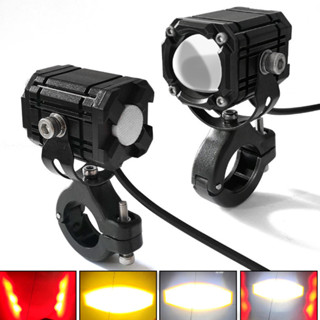  Đèn trợ sáng W2 bi cầu mini 4 chế độ mắt quỷ 2 ánh sáng vàng - trắng demi đỏ kèm passing BH 6 tháng Giá 1 bóng 