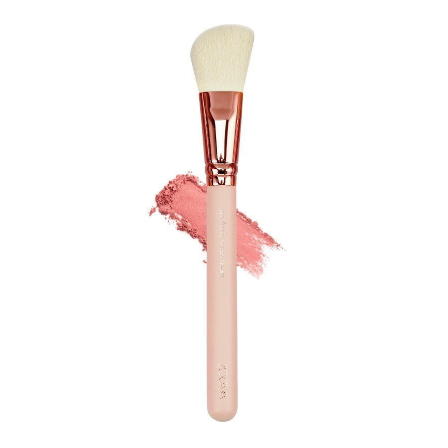 Cọ Trang Điểm Tạo Khối Và Má Hồng Xéo ZOEVA Zoeva Rose Gold Sheer Cheek 127 (Hồng)