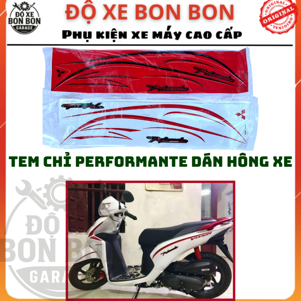 Tem Chỉ Performante Dán SH. SH Mode, Vision