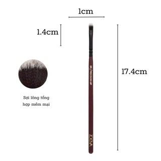 Cọ Trang Điểm Viền Đầu Dẹp Mảnh - Cọ Môi ZOEVA 331 Precision Lip