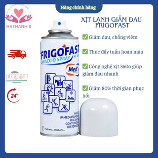 [CHÍNH HÃNG ] :Chai xịt lạnh giảm đau FREEZE FAST dung tích 200ml  Nhập Khẩu Châu Âu - Made in ITALIA