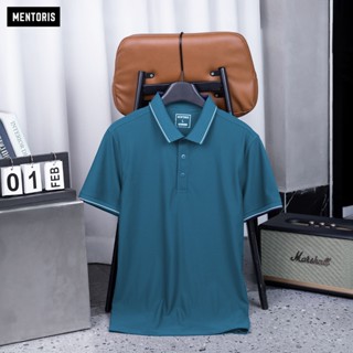 Áo Polo Nam Thun Lạnh MENTORIS, Form Regular Fit, Thoáng Mát - Áo Cổ Bẻ Tay Ngắn Lịch Lãm MPS218R
