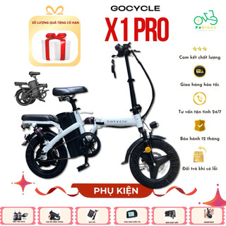  Xe đạp điện trợ lực gấp gọn bỏ cốp tiện lợi GOCYCLE X1 PRO 7 giảm sóc tích hợp Smartkey 