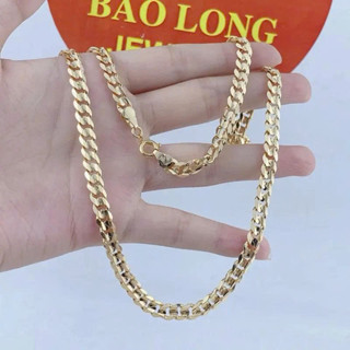 Dây Chuyền Nữ Khuyên Lật Có Kí Hiệu 18k Thiết Kế Sang Trọng, Thanh Lịch