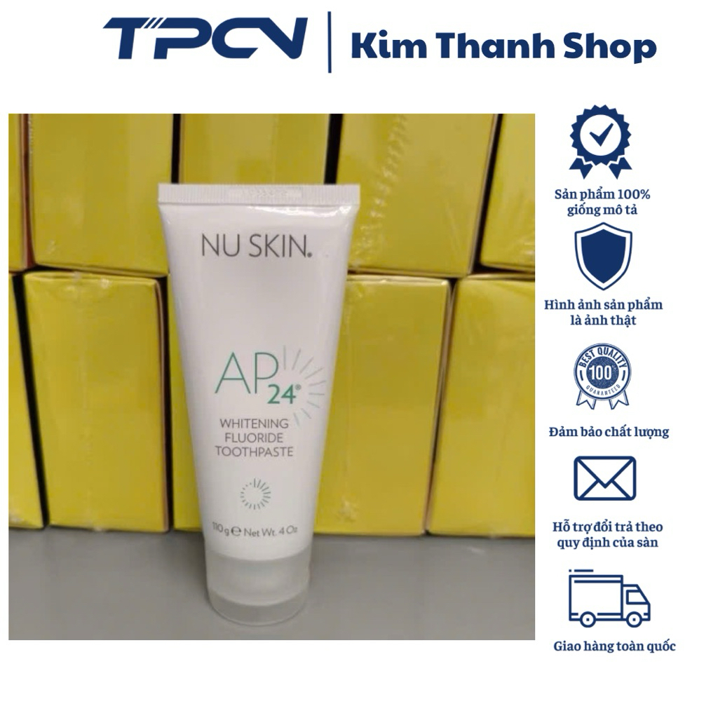 Kem đánh răng Ap24 Nuskin tuýp 110g. Hàng chính hãng, có bán sỉ.