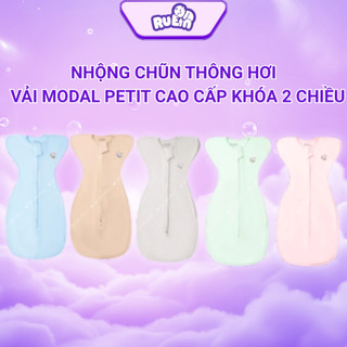 Nhộng Chũn Sơ Sinh YeeHoo, Boona Thông Hơi Thoáng Khí Cho Bé Ngủ Ngon Chống Giật Mình Khóa 2 Chiều Ru Em