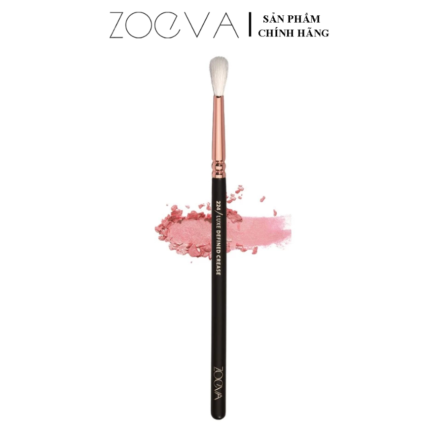 Cọ Trang Điểm Trộn Và Tán Màu Mắt ZOEVA Rose Golden Luxe Defined Crease Brush 224