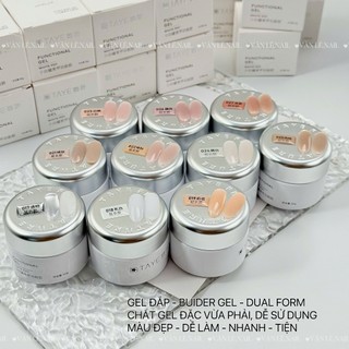  Gel đắp TAYE gel dual from nhiều màu đa dạng làm móng tay 