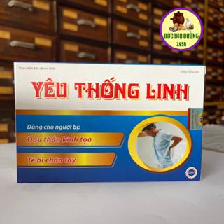  Yêu Thống Linh - Thấp khớp thần kinh tọa gai cột sống thoát vị đĩa đệm - Yêu Thống Hoàn 