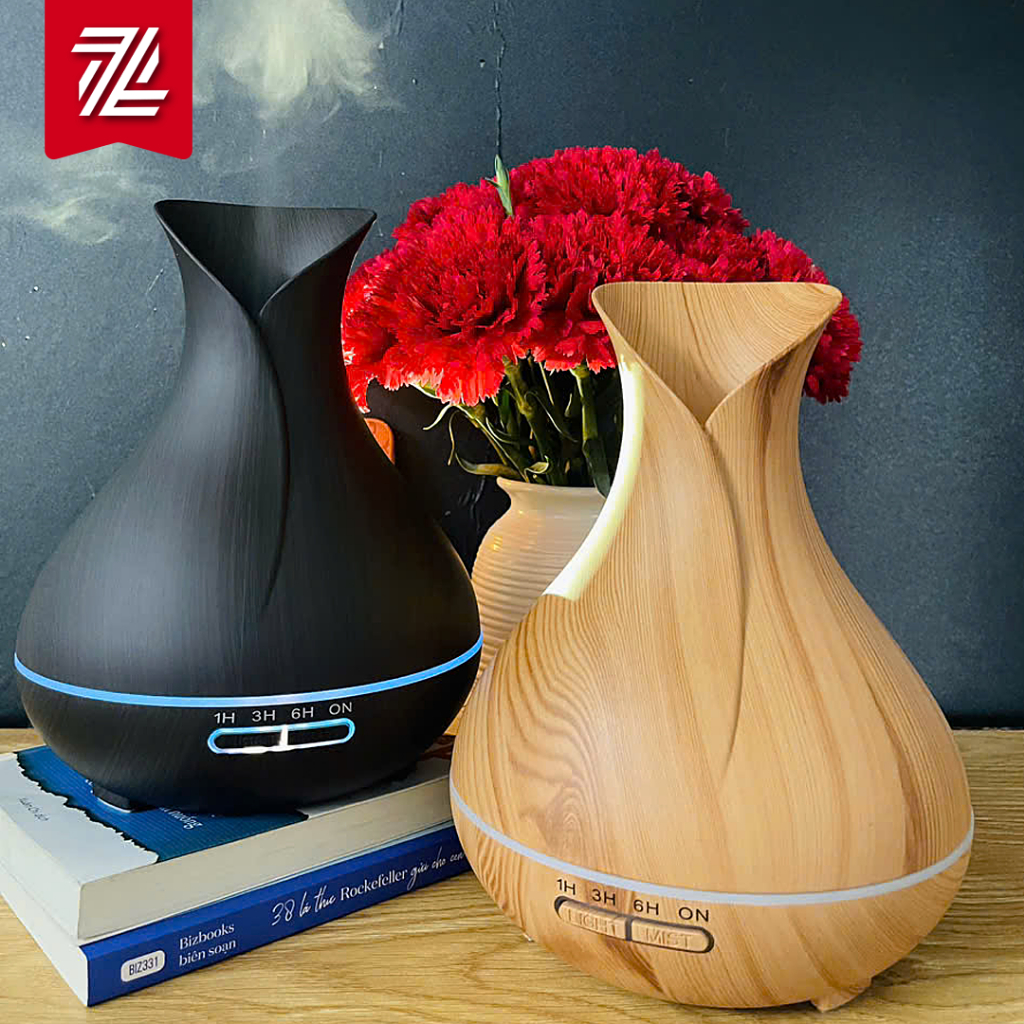 Máy Xông Tinh Dầu Chính Hãng AROMA 550ml Tặng Kèm Remote, Tạo Hương Thơm, Khử Mùi.