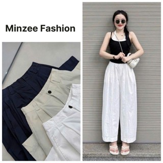 Quần Ống Rộng Nữ Vải Kaki Gió Lụa Loại Đẹp Không Nhăn Mềm Mát Lưng Chun Sau Cạp Cao Form Xinh MA789