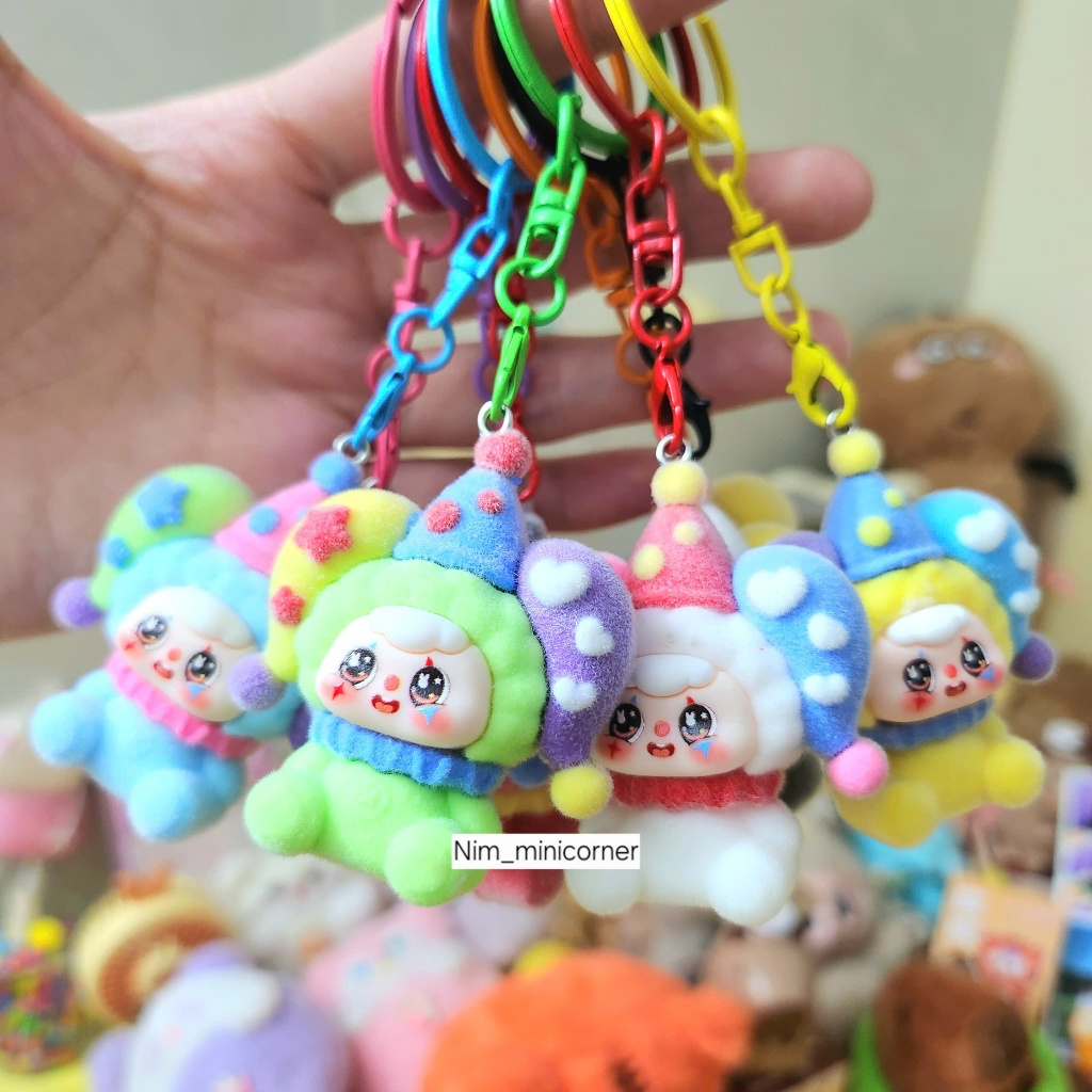 [Babythree BB3] 🔥Móc khoá đồ chơi trang trí charm lông mịn Bé Ba/Babythree/BB3 nhiều mẫu xinh