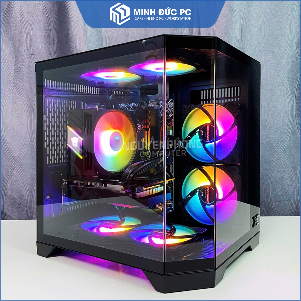 PC Gaming i5-12400F i3-12100F RTX 3050 | Chơi Game, Livestream, Đồ Họa | RAM 16GB - Minh Đức PC