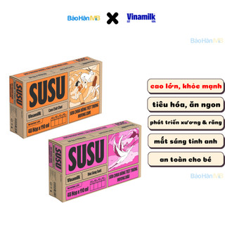  Sữa Chua Uống SuSu Vinamilk Hộp 110ml   Thùng x 48H     Date Mới   