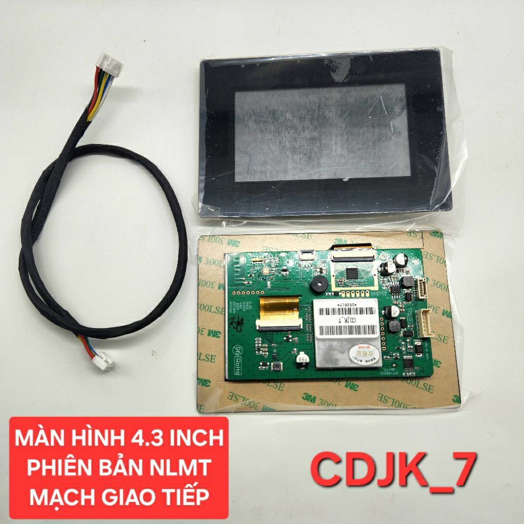 Achun - PHỤ KIỆN BMS JK - MÀN HÌNH 4.3 INCH KẾT NỐI MẠCH BMS JK CÓ CẢM ỨNG