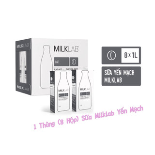 1 Thùng-Sữa milklab Yến Mạch 1L 2026