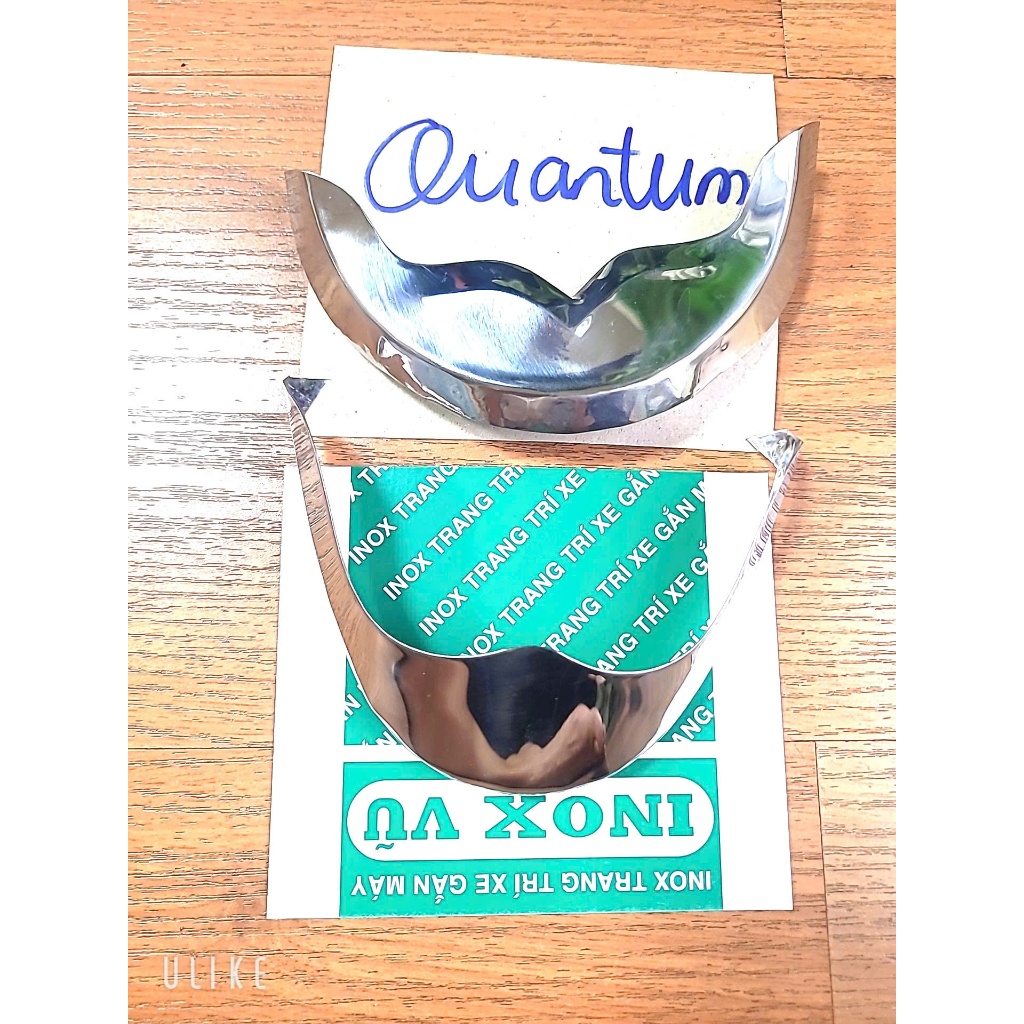 Mua 1 tặng 1 Bộ ốp dè INOX QUANTUM S1+S2+S3 xe Dat Bike tặng kèm 1 móc treo xe máy