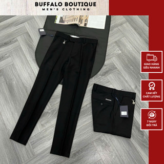  Quần Âu Nam Pờ Ra Đà Đính Móc Khóa Hình Người Siêu Sang - Quần Âu Nam Nữ Pờ Ra Đà Treo Móc Khóa Kim Loại Cao Cấp 