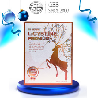 Viên uống GB Beauty L cystine Premium 500mg làm đẹp da, giảm rụng tóc, giảm thâm sạm da chính hãng (1 hộp/60 viên)