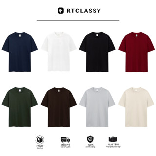 Áo Thun Basic RT CLASSY Nam Nữ Form Regular Trẻ Trung Chất Liệu Air Cotton Thoáng Mát
