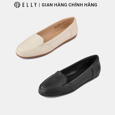 Giày bệt nữ da thật ELLY EGT201 mềm êm thanh lịch chính hãng