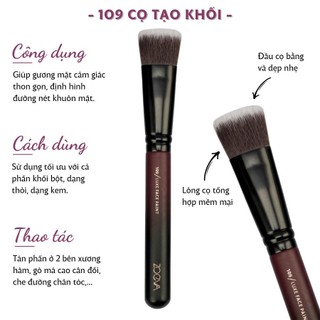 Cọ khối kem - tán nền Zoeva - 109 Face Paint Vegan