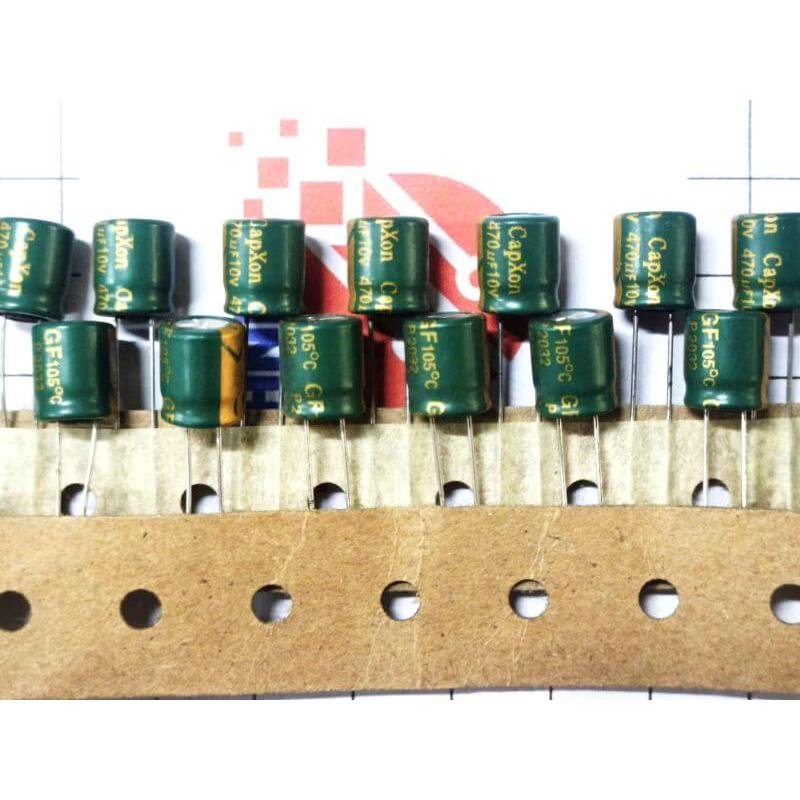 [Combo 20 chiếc] Tụ hóa 470uF 10V kích thước 8x9mm