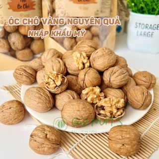  Hạt Óc Chó vàng nguyên vỏ GO NUTS túi 500g hỗ trợ ăn kiêng không đường thuần chay healthy 