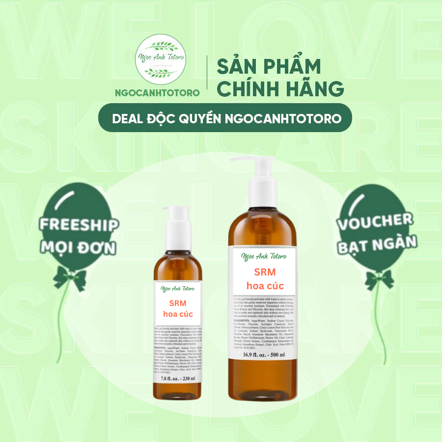 [Công ty] Sữa rửa mặt K hoa cúc calendula sạch sâu dịu nhẹ cân bằng da
