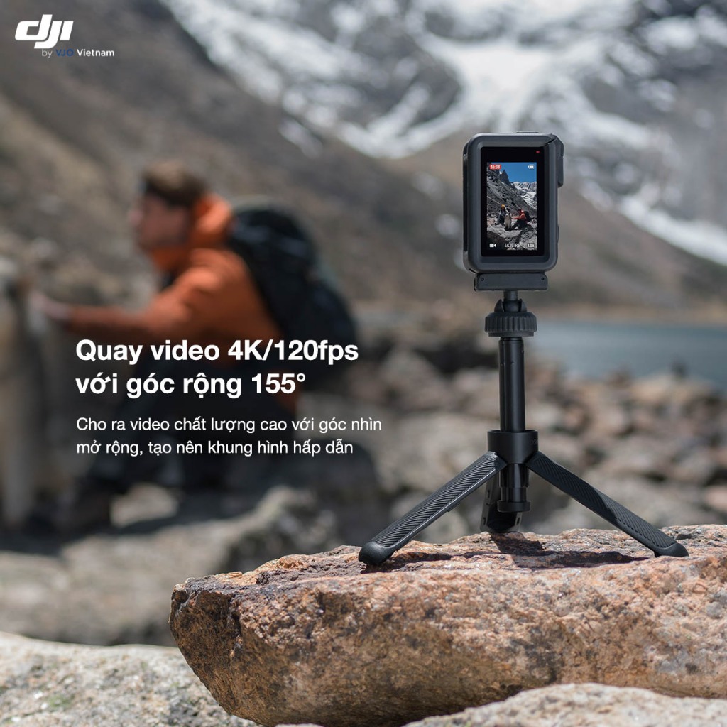 Camera hành động DJI Osmo Action 4 máy quay hành trình 4K 120fps, góc siêu rộng - Hàng Chính Hãng | BigBuy360 - bigbuy360.vn