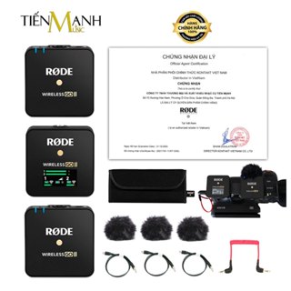   Chính Hãng  Micro Rode Wireless 1 Phát 2 Phát 1 Thu Go II Go III Và Single Mic Go 2 Go 3 Không Dây Ghi Âm Livestream 