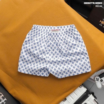 Quần ngủ nam Heboz cotton 6M, quần short nam họa tiết basic co giãn - 00002776