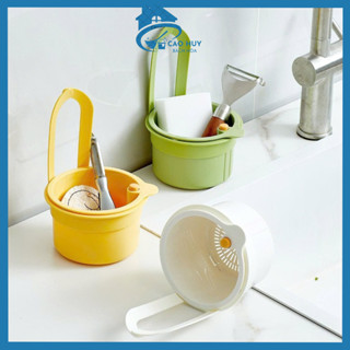 Rổ Lọc Rác Thức Ăn Thừa Treo Bồn Rửa Bát Đa Năng, Rổ Rửa Trái Cây Tiện Lợi,Giỏ Lọc Có Nút Nhấn