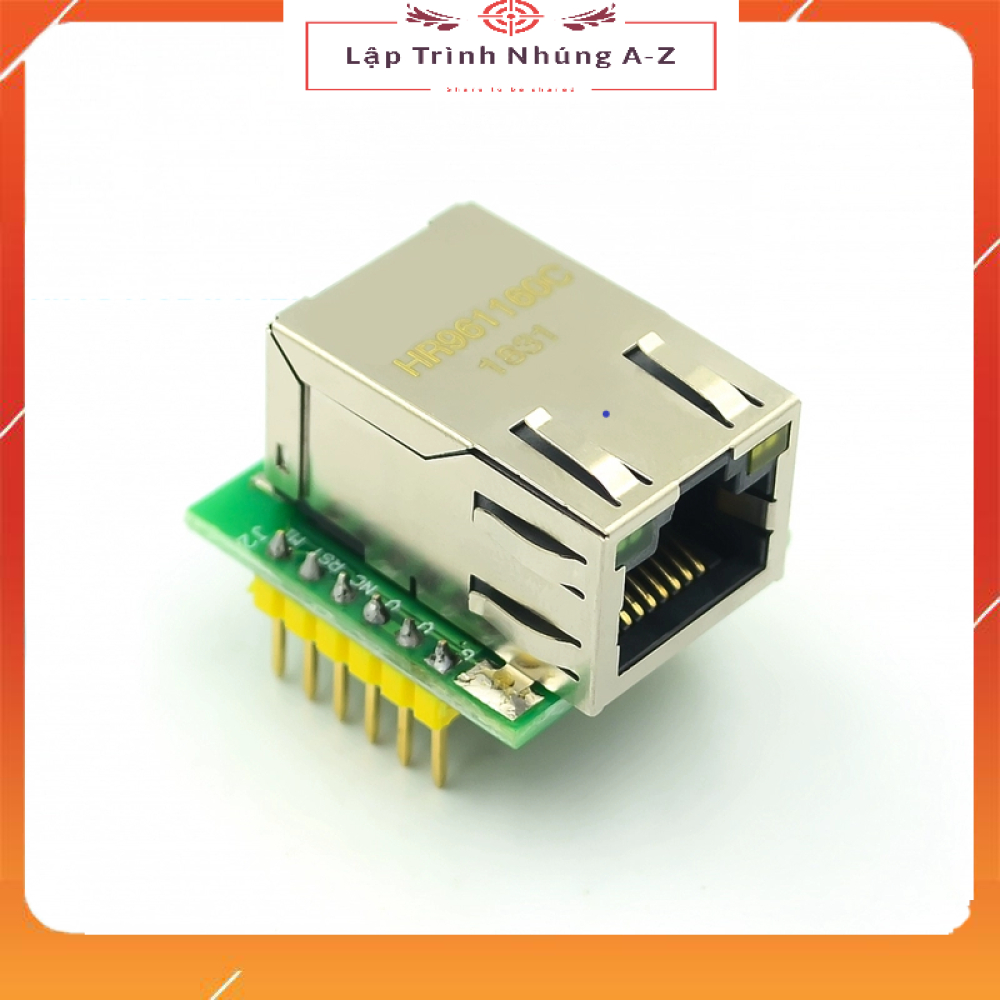 [Lập Trình Nhúng A-Z][G82] Module W5500  Ethernet TCP/IP WIZ820IO