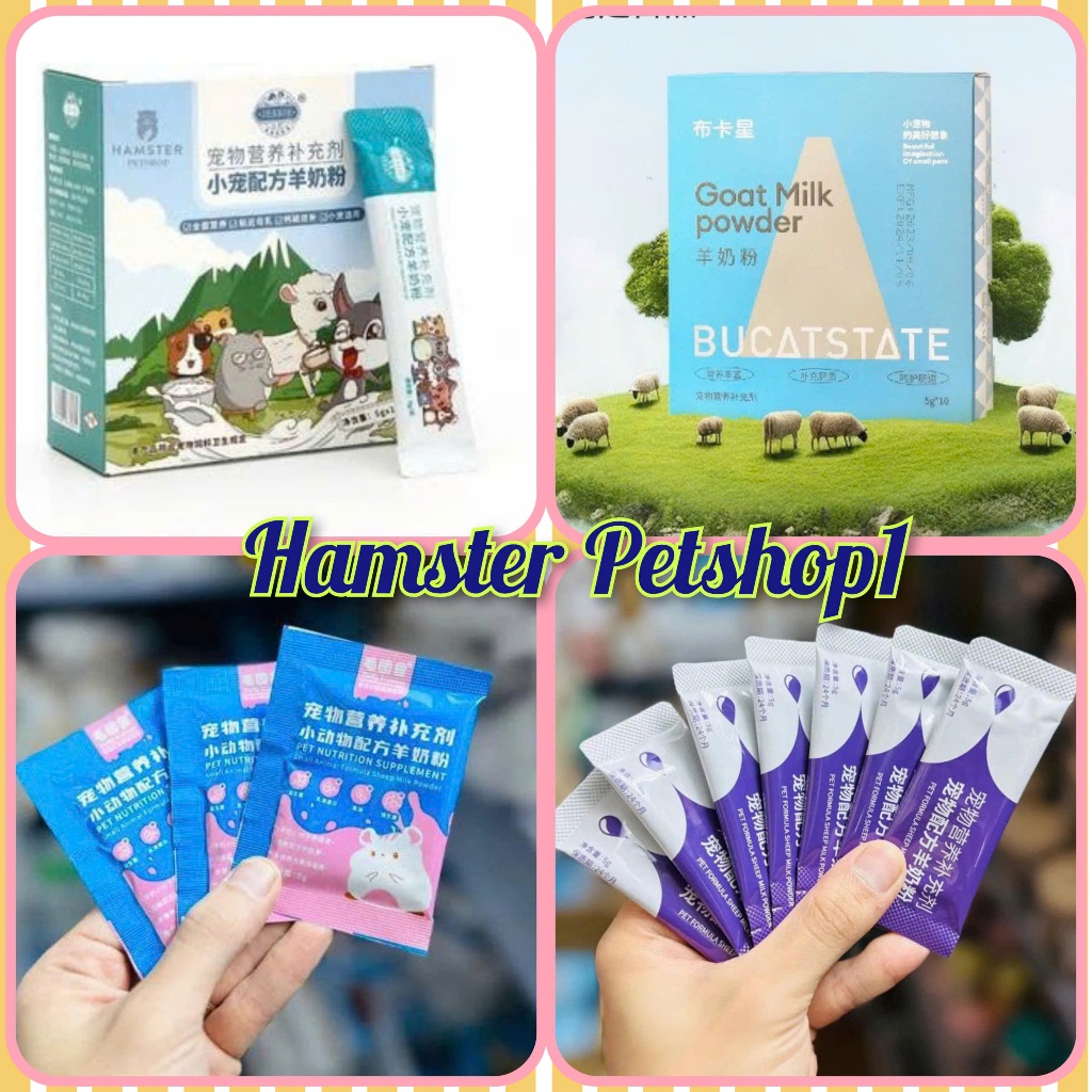 Bột sữa dê Jessie / BUCATSTATE/COMBEAT dành cho hamster/thỏ/bọ/sóc/nhím