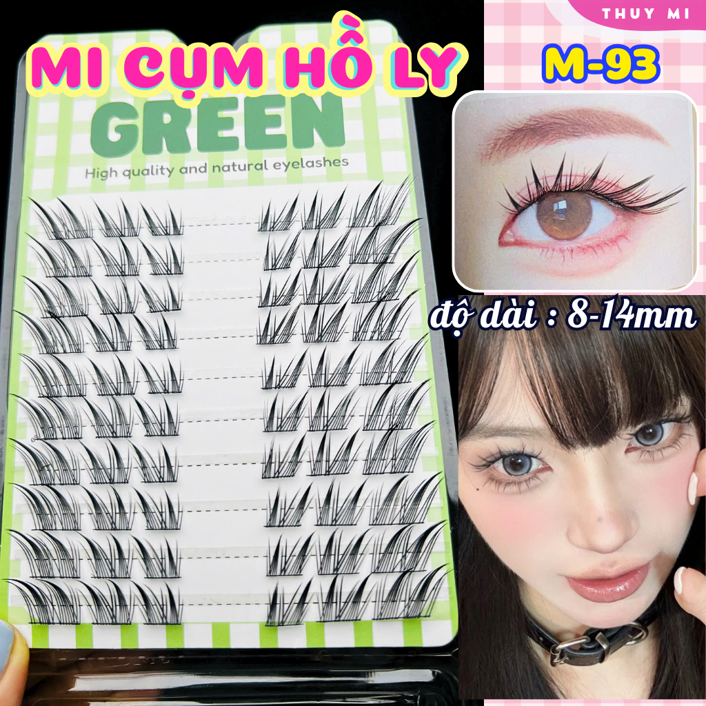 Mi Cụm Cáo Hồ Ly M93 (Mi Tự Tra Keo) GREEN Thủy Mi