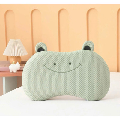 Gối cao su bănh lạnh bodecor êch xanh mã mới sieu xinh mát mịn