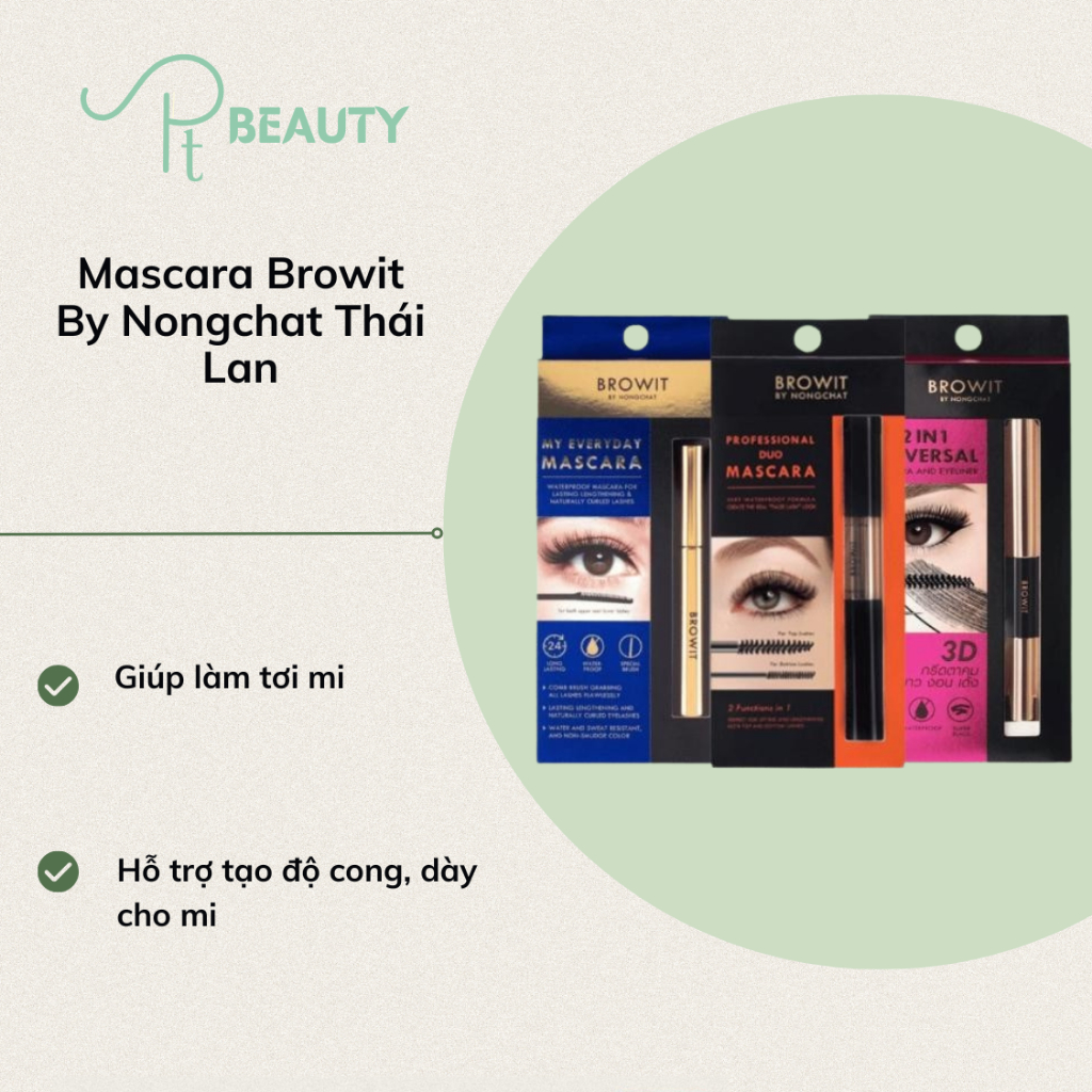 Mascara Browit By Nongchat - Thái Lan