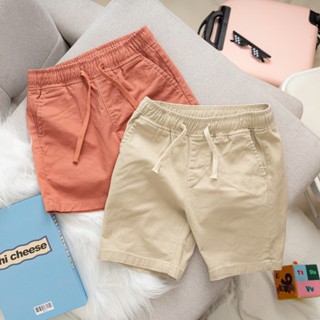 Quần short kaki lưng thun cho bé trai size 11kg - 52kg chuẩn form chất vải có độ co giãn mềm mịn thoải mái vận động QK87