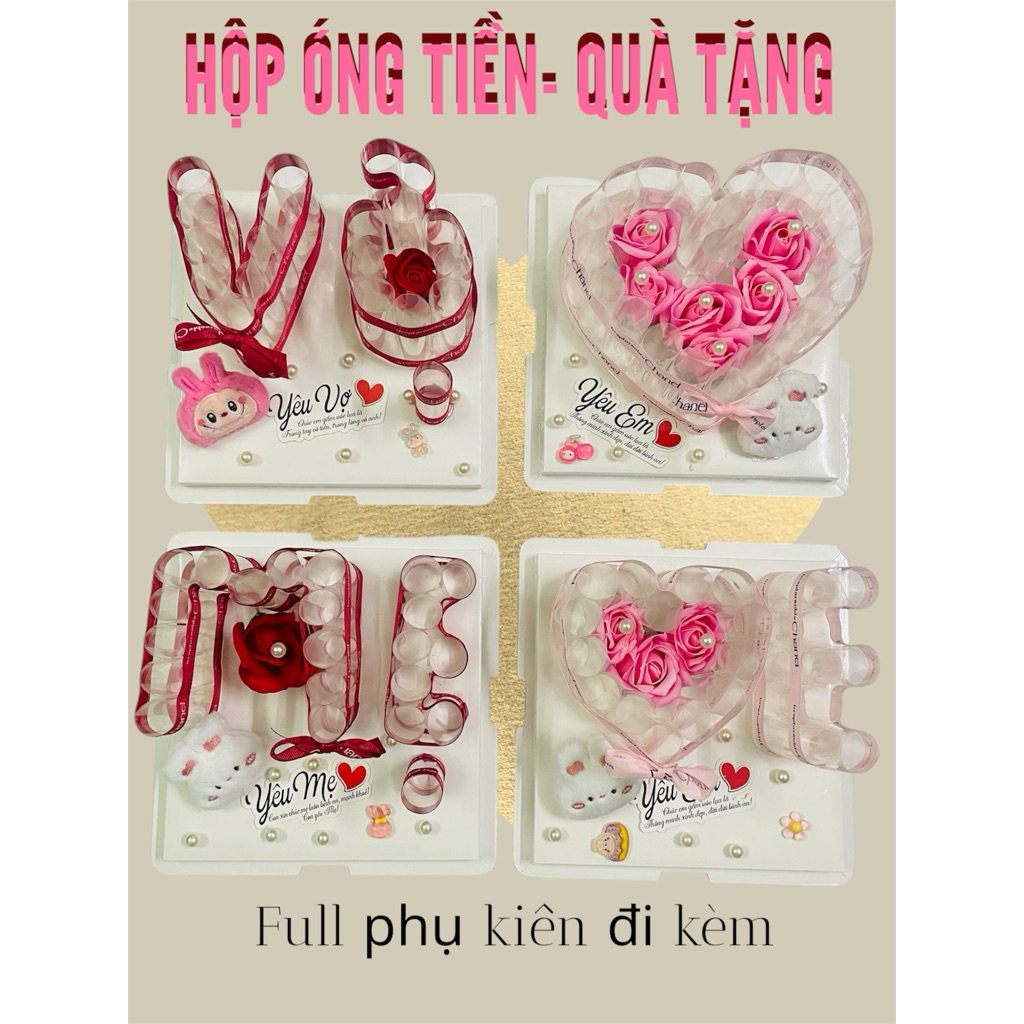 quà tặng sinh nhật, ống nhét tiền, bánh sinh nhật tặng tiền (Không kèm tiền)
